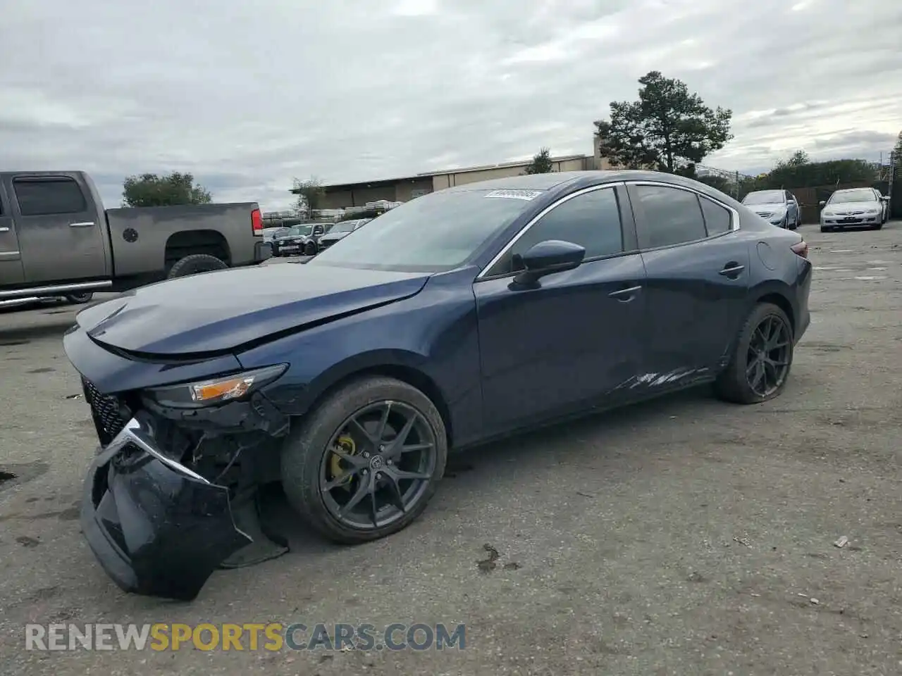 1 Photograph of a damaged car JM1BPBAMXK1123450 MAZDA 3 2019
