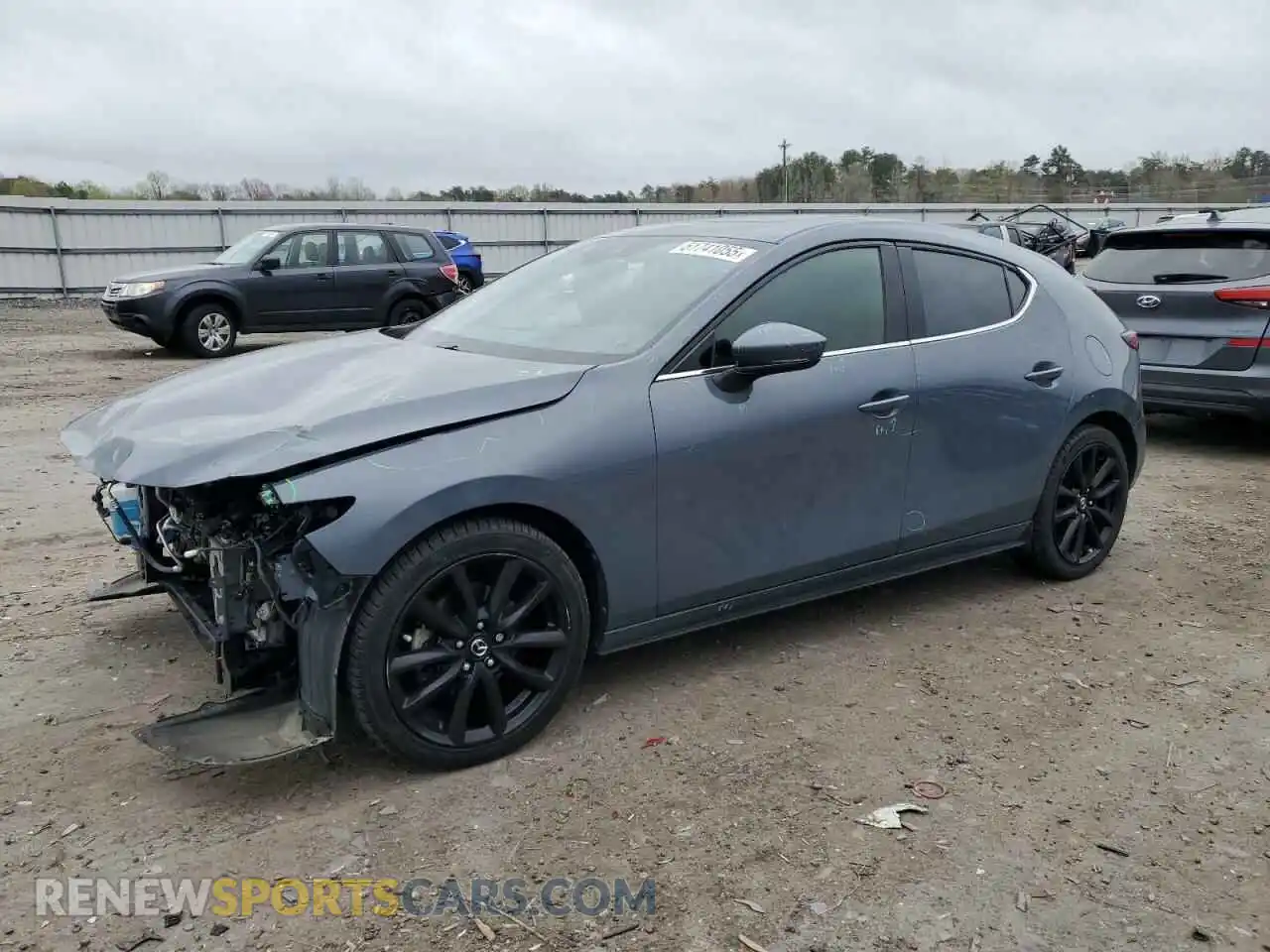 1 Photograph of a damaged car JM1BPBNM0K1135603 MAZDA 3 2019