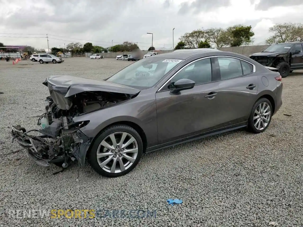 1 Photograph of a damaged car 3MZBPAEM1LM127828 MAZDA 3 2020
