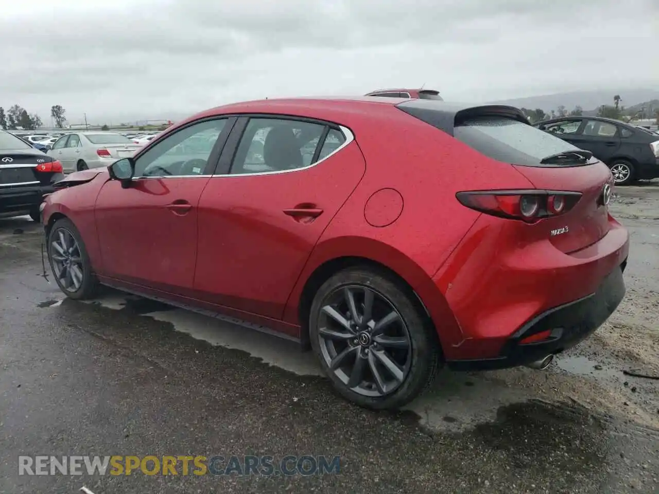 2 fotografías del automóvil dañado JM1BPALM5L1158602 MAZDA 3 2020