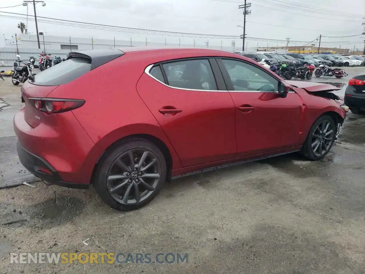 3 fotografías del automóvil dañado JM1BPALM5L1158602 MAZDA 3 2020