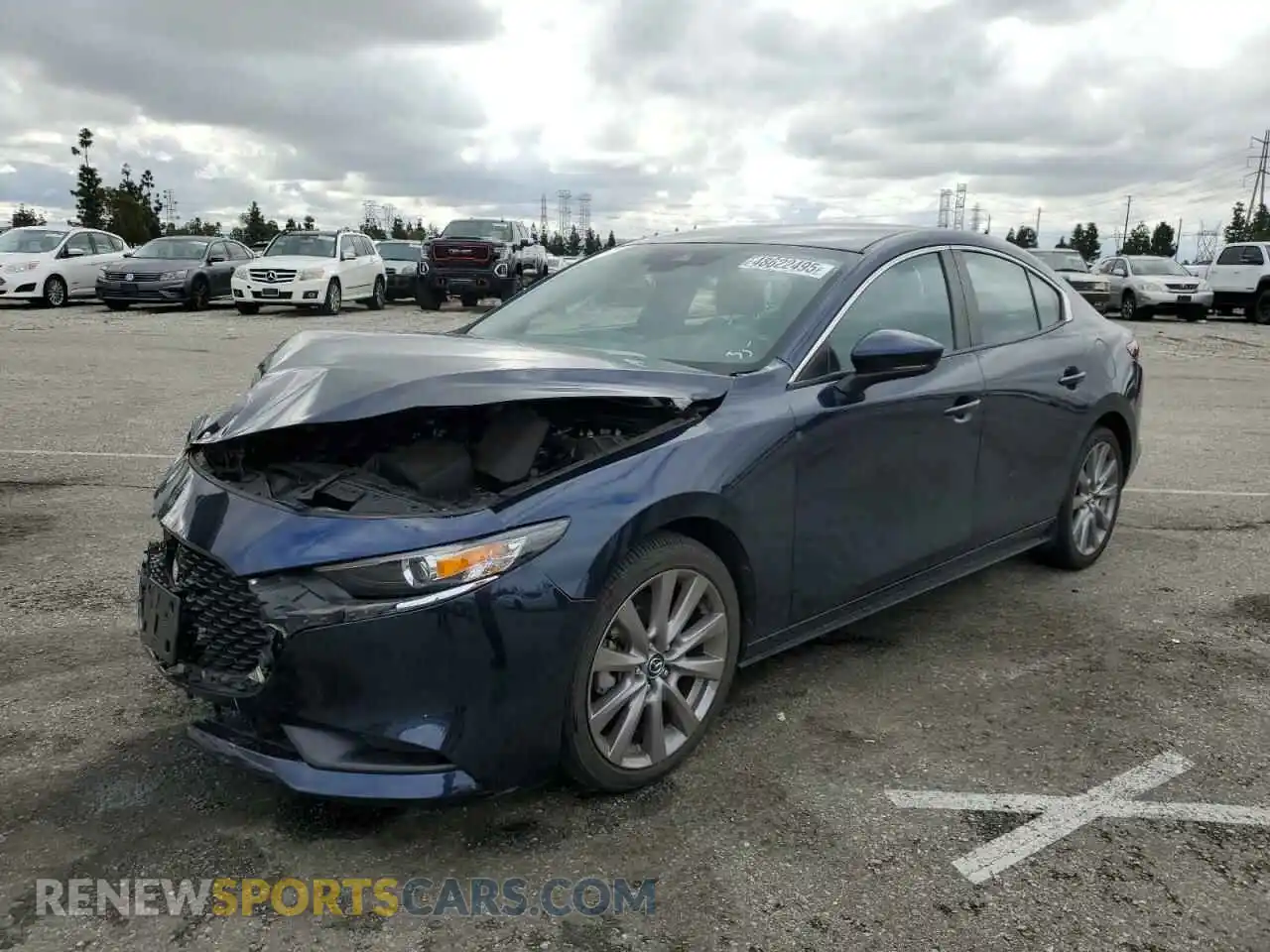 1 Photograph of a damaged car 3MZBPABL0MM251358 MAZDA 3 2021