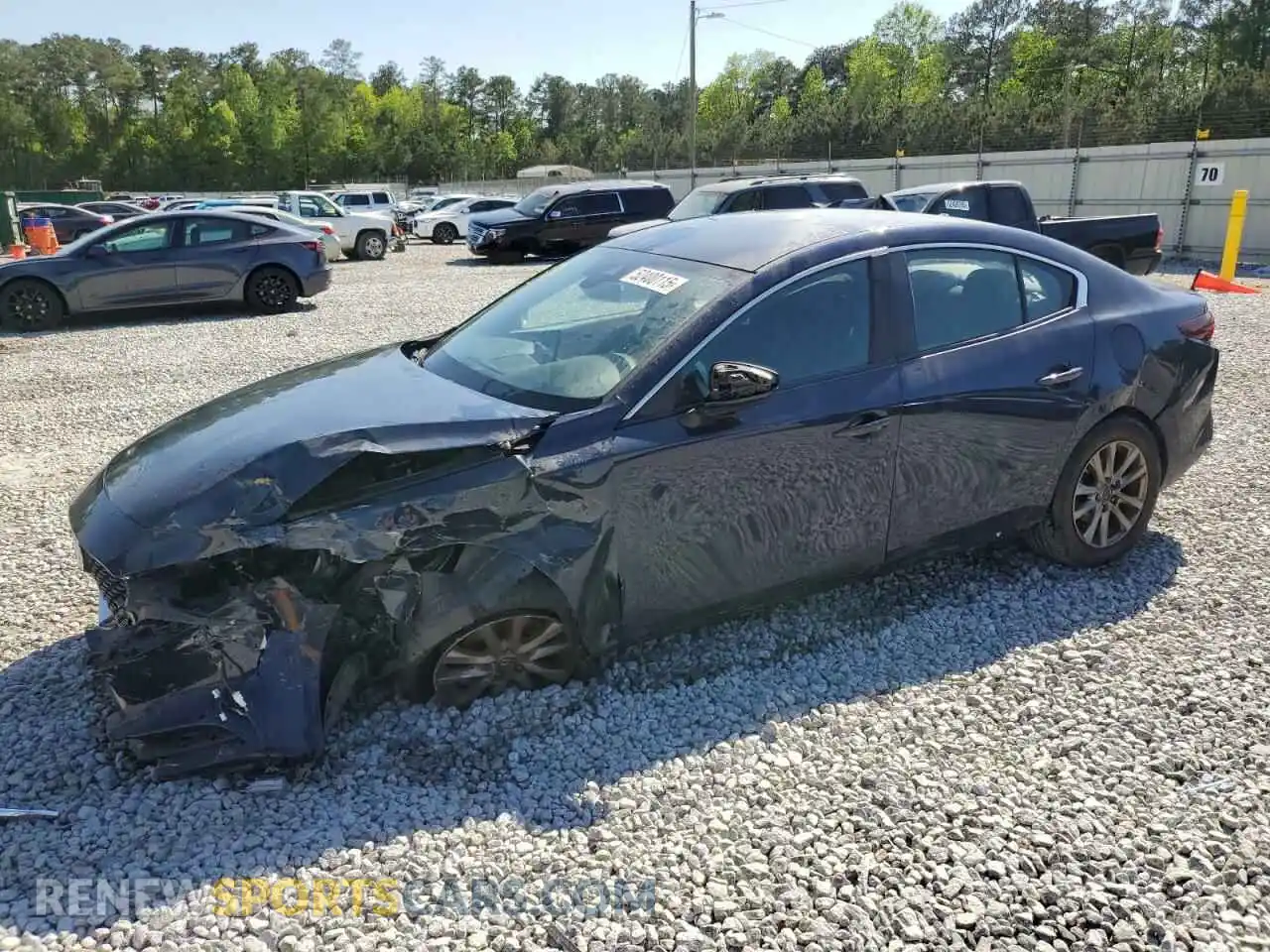 1 Photograph of a damaged car JM1BPAAL3M1326099 MAZDA 3 2021