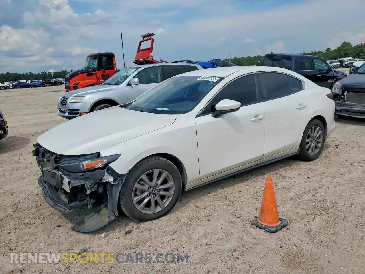 1 Photograph of a damaged car JM1BPAAL7M1327630 MAZDA 3 2021