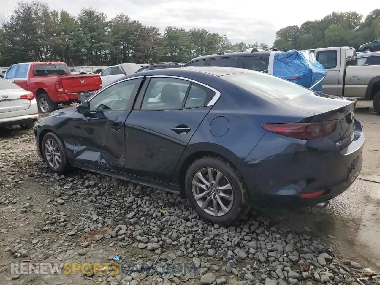 2 Фотография поврежденного автомобиля JM1BPAAL7M1340460 MAZDA 3 2021