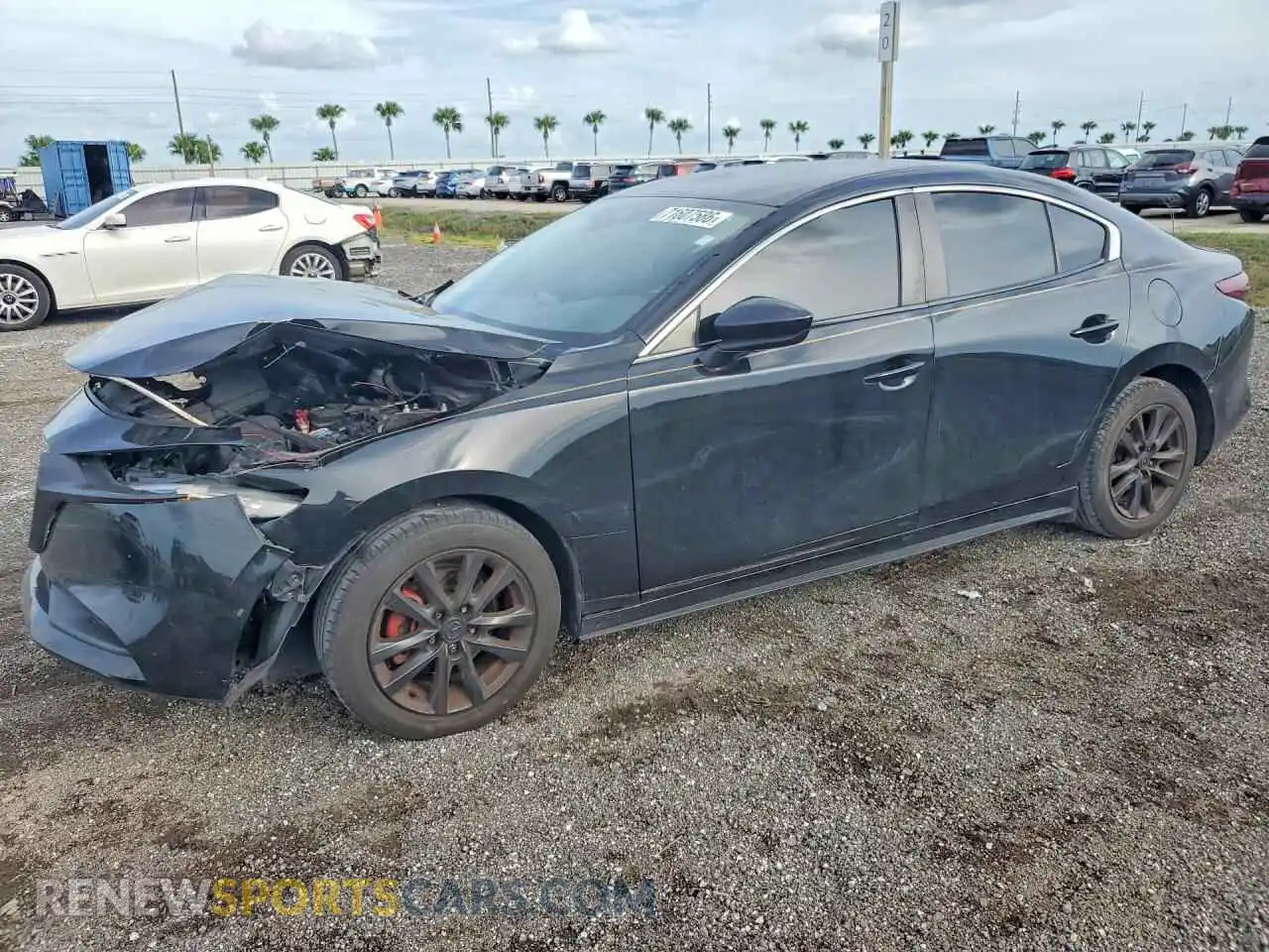 1 Photograph of a damaged car JM1BPAAL8M1313154 MAZDA 3 2021