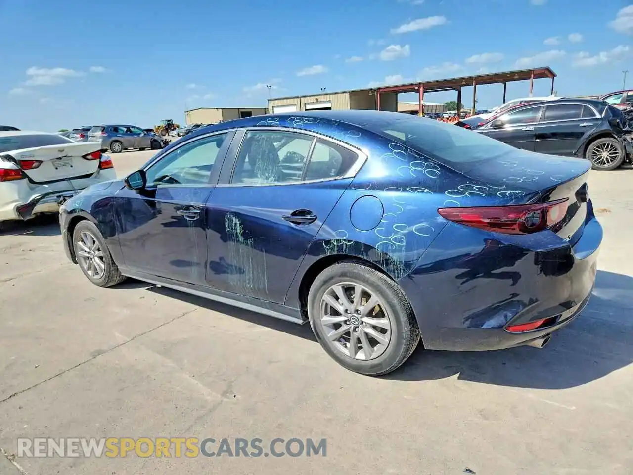 2 Photograph of a damaged car JM1BPAALXM1327864 MAZDA 3 2021
