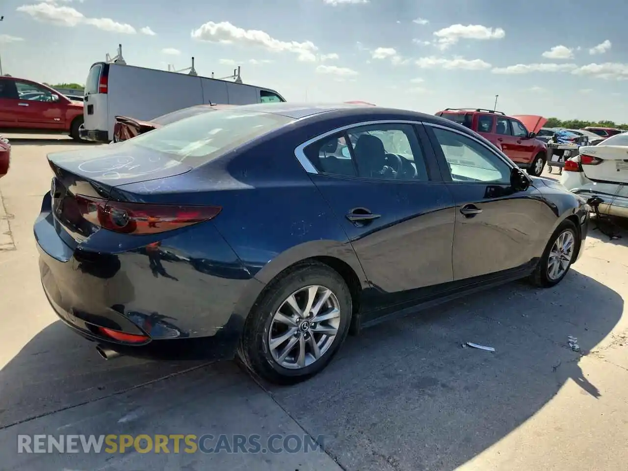 3 Photograph of a damaged car JM1BPAALXM1327864 MAZDA 3 2021