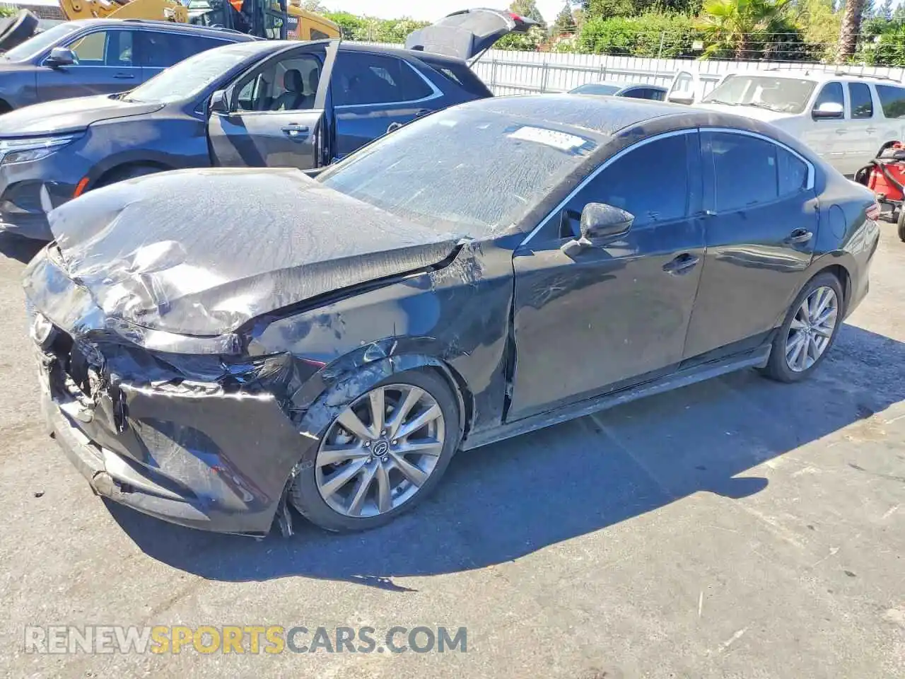 1 Photograph of a damaged car JM1BPABL3M1326974 MAZDA 3 2021