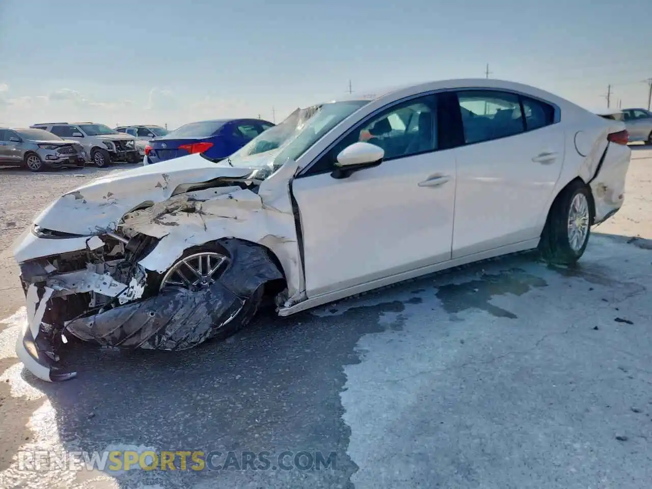 1 Photograph of a damaged car JM1BPABL9M1317437 MAZDA 3 2021