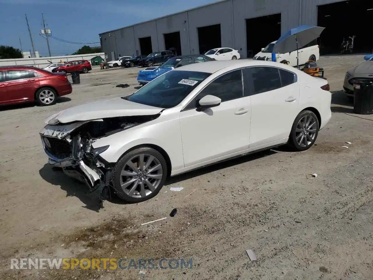 1 Photograph of a damaged car JM1BPABL9M1325098 MAZDA 3 2021
