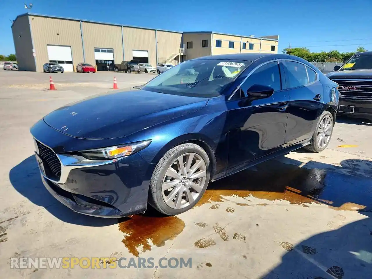 1 Photograph of a damaged car JM1BPACL0M1313744 MAZDA 3 2021