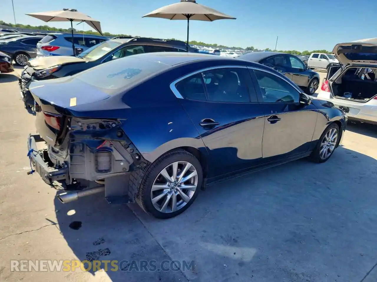 3 Photograph of a damaged car JM1BPACL0M1313744 MAZDA 3 2021