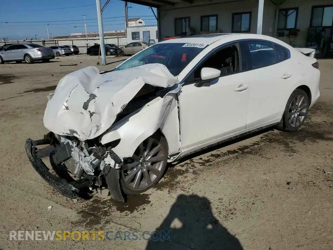 1 fotografías del automóvil dañado JM1BPACL6M1328376 MAZDA 3 2021