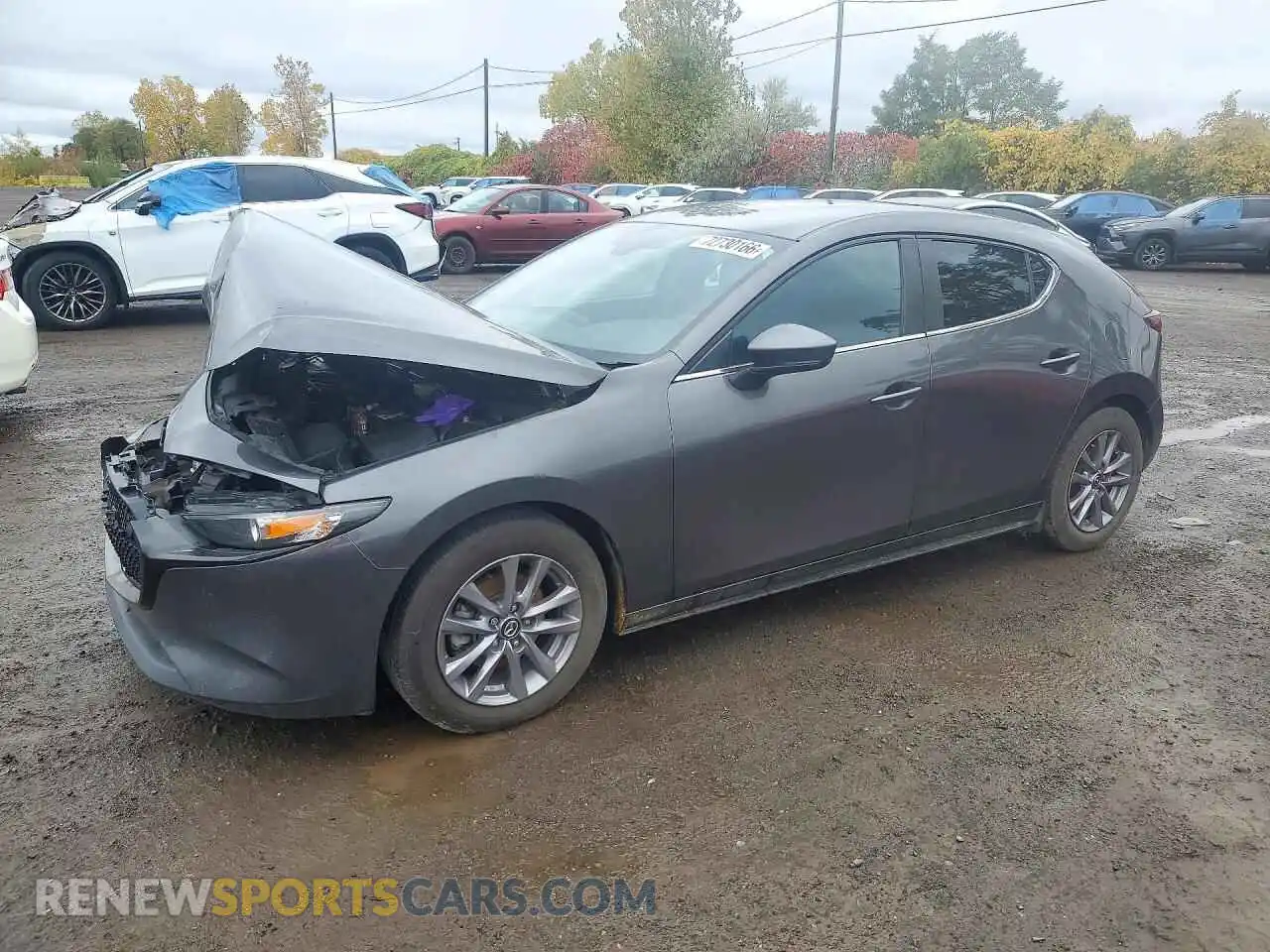 1 fotografías del automóvil dañado JM1BPAK70M1305695 MAZDA 3 2021