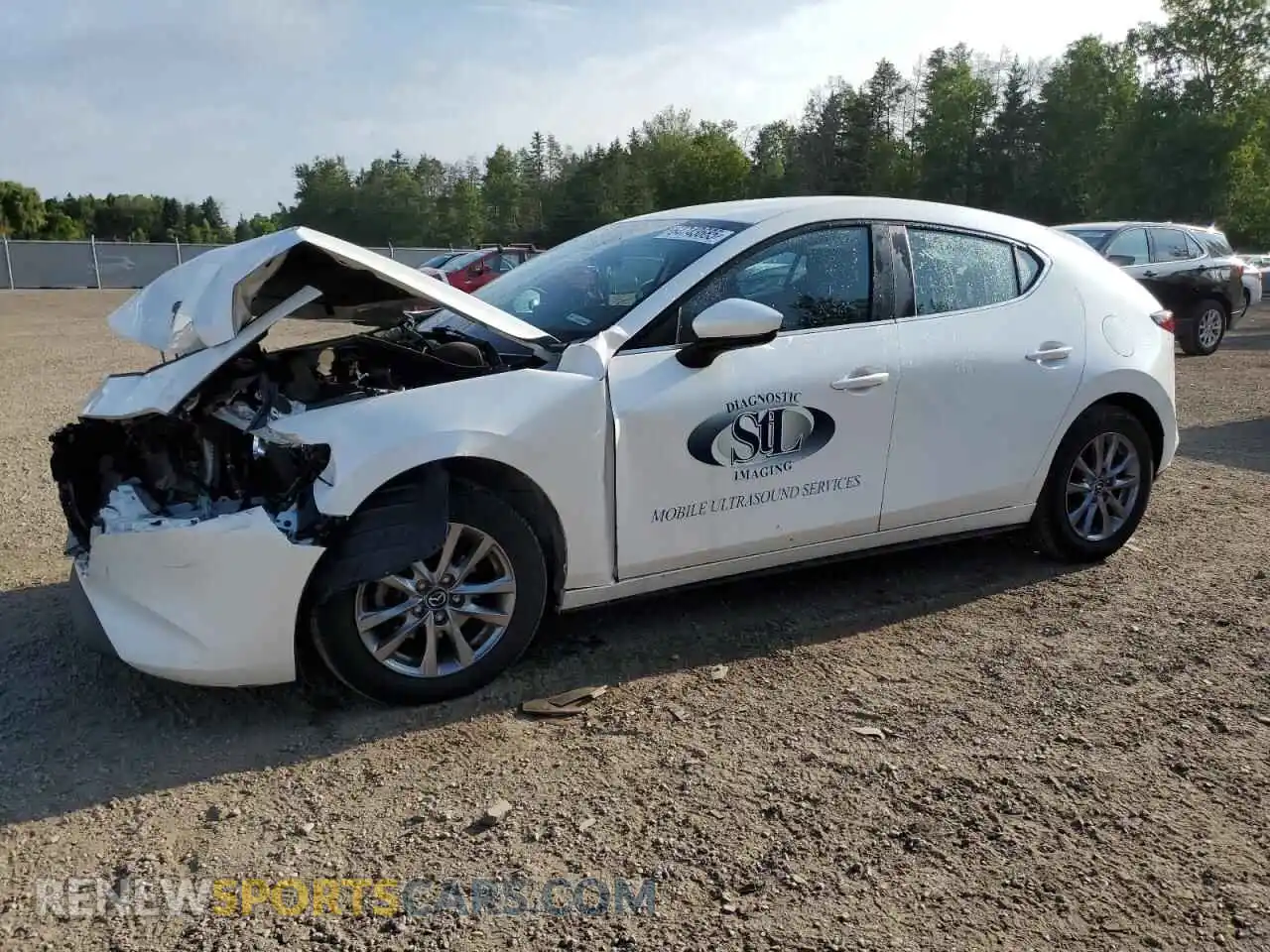 1 Photograph of a damaged car JM1BPAK71M1307584 MAZDA 3 2021