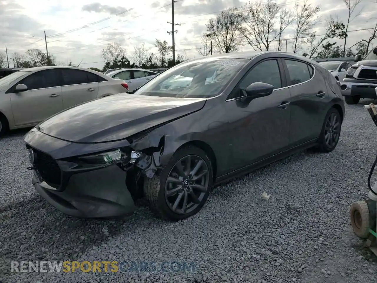 1 Photograph of a damaged car JM1BPAKL3M1402256 MAZDA 3 2021
