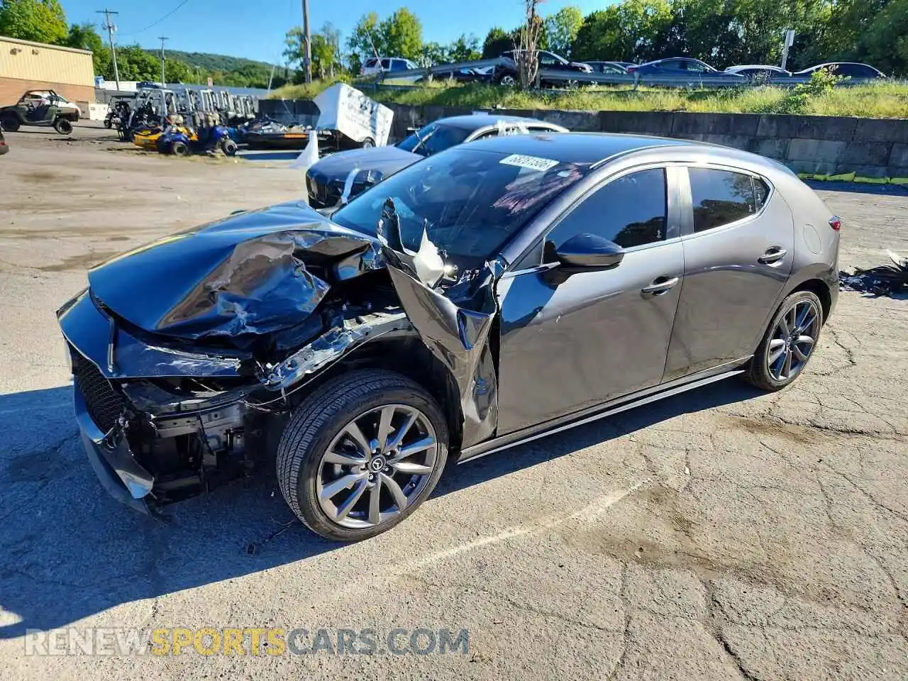 1 Photograph of a damaged car JM1BPAKL3M1402533 MAZDA 3 2021