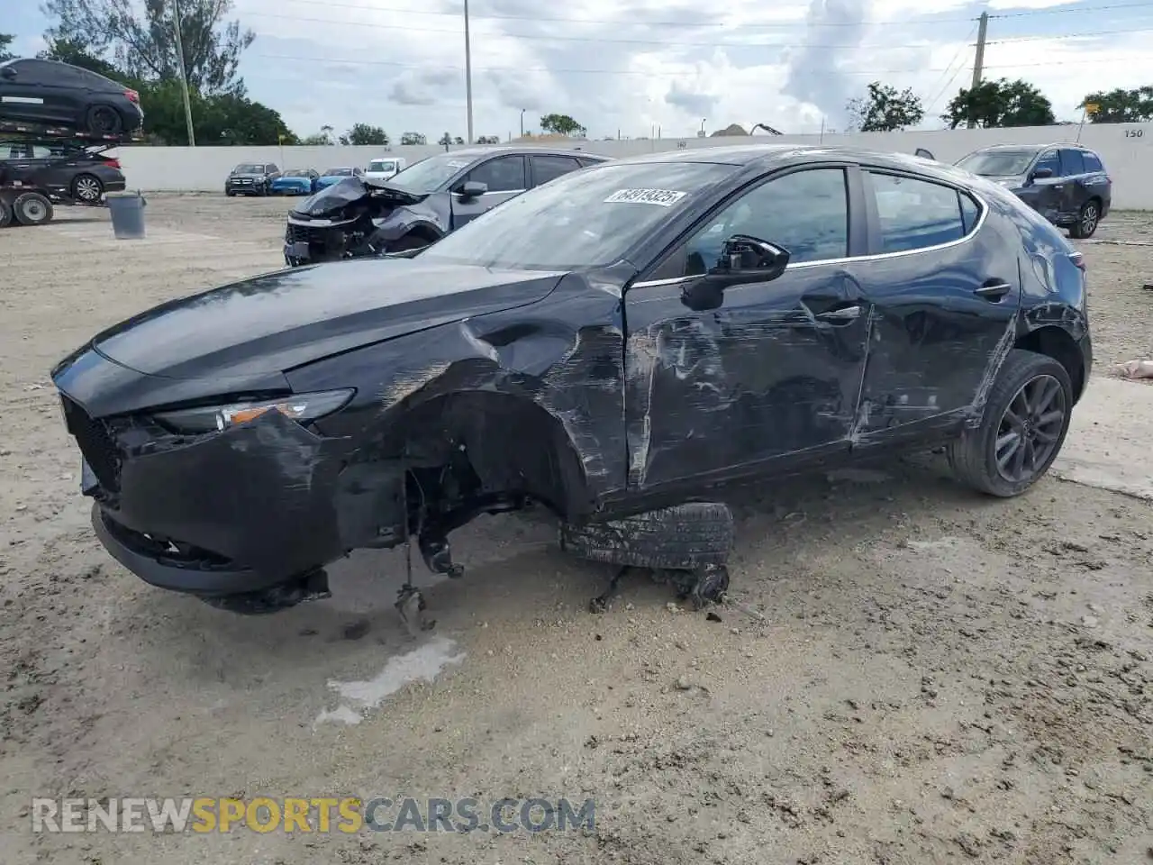 1 Photograph of a damaged car JM1BPAKL7M1309451 MAZDA 3 2021
