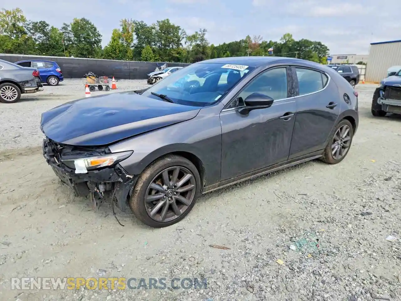 1 Photograph of a damaged car JM1BPALL7M1401559 MAZDA 3 2021
