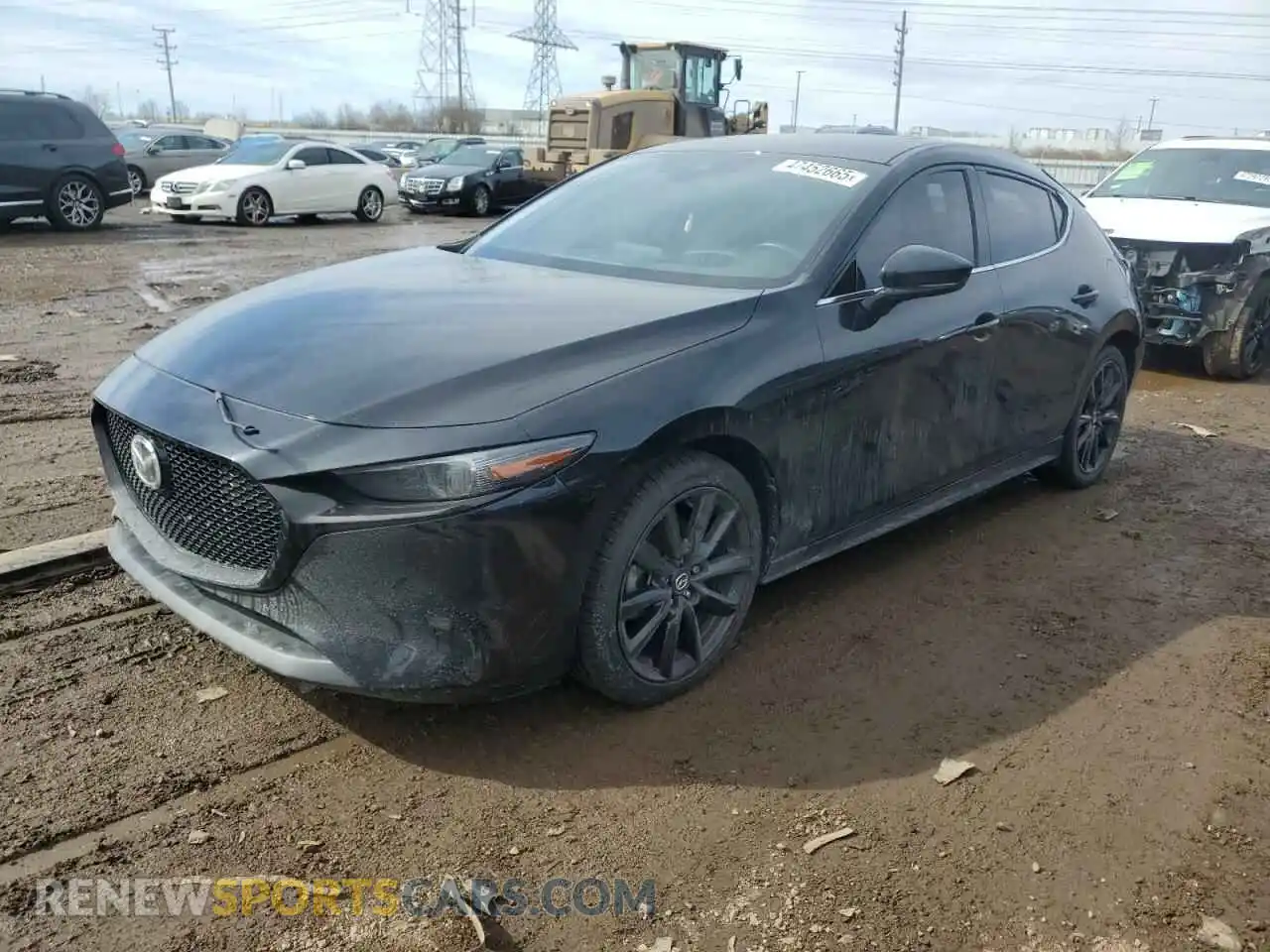 1 Photograph of a damaged car JM1BPAML0M1343227 MAZDA 3 2021