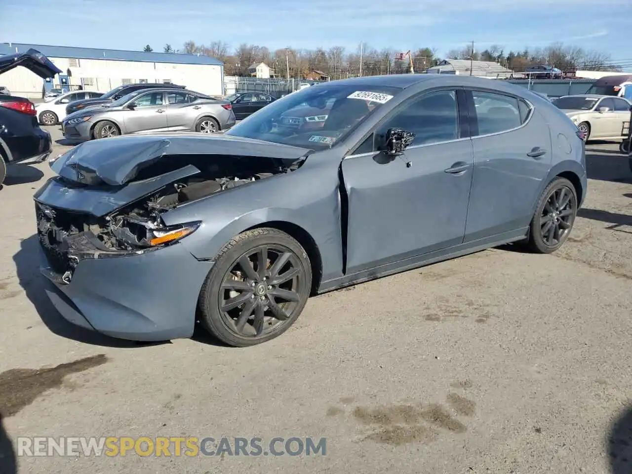 1 Photograph of a damaged car JM1BPAML3M1315017 MAZDA 3 2021