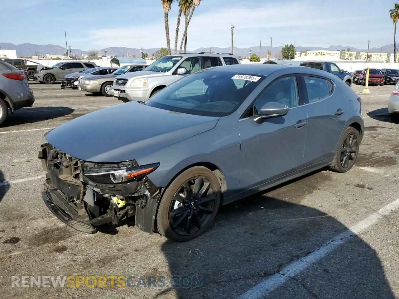 1 Photograph of a damaged car JM1BPAML3M1401136 MAZDA 3 2021