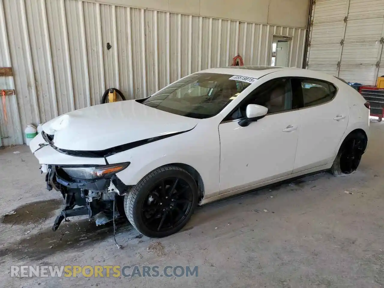 1 Photograph of a damaged car JM1BPAML6M1310765 MAZDA 3 2021