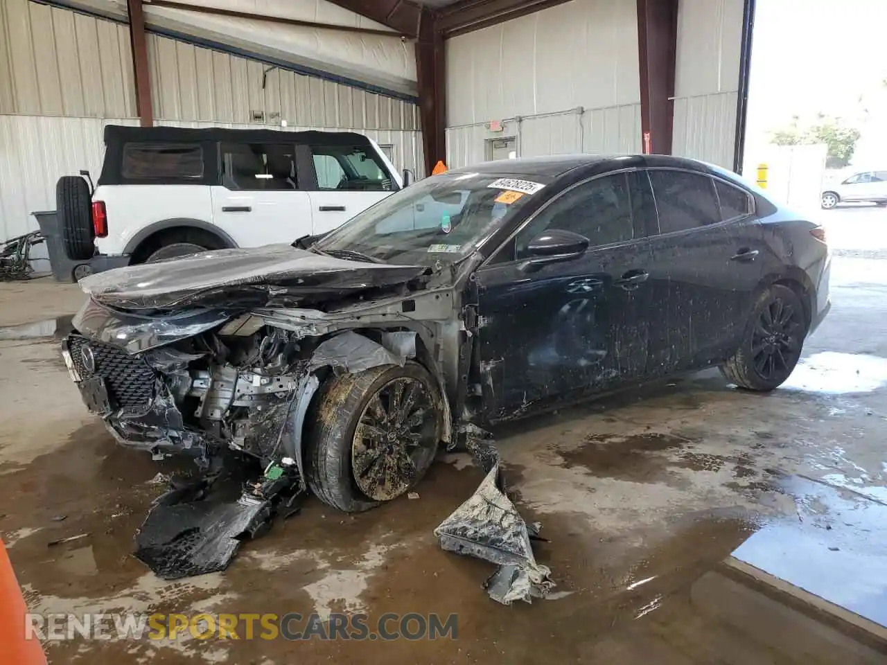 1 Photograph of a damaged car JM1BPBAY6M1310593 MAZDA 3 2021