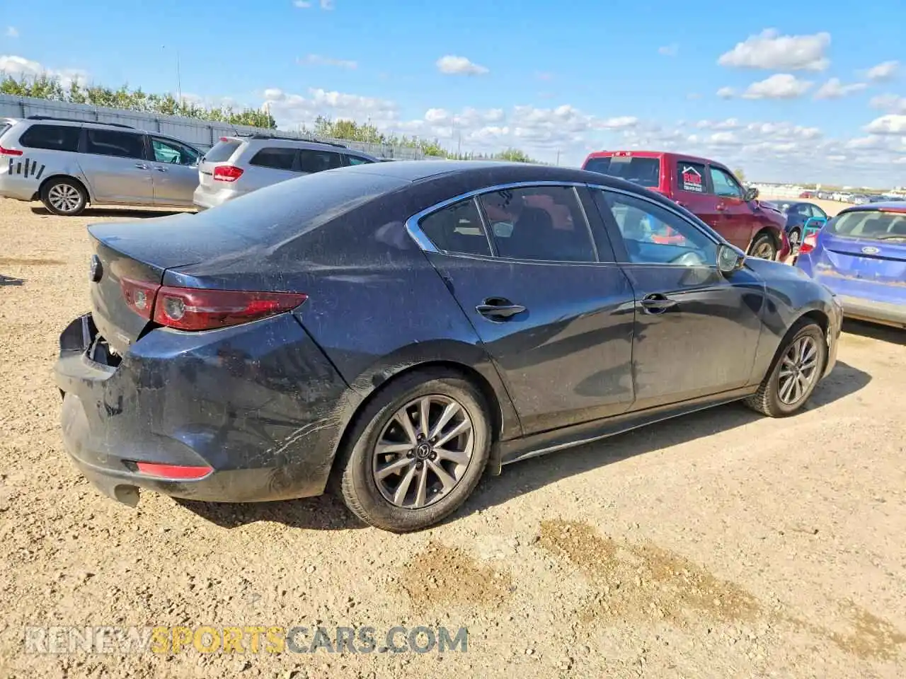 3 fotografías del automóvil dañado JM1BPBCL4M1336241 MAZDA 3 2021