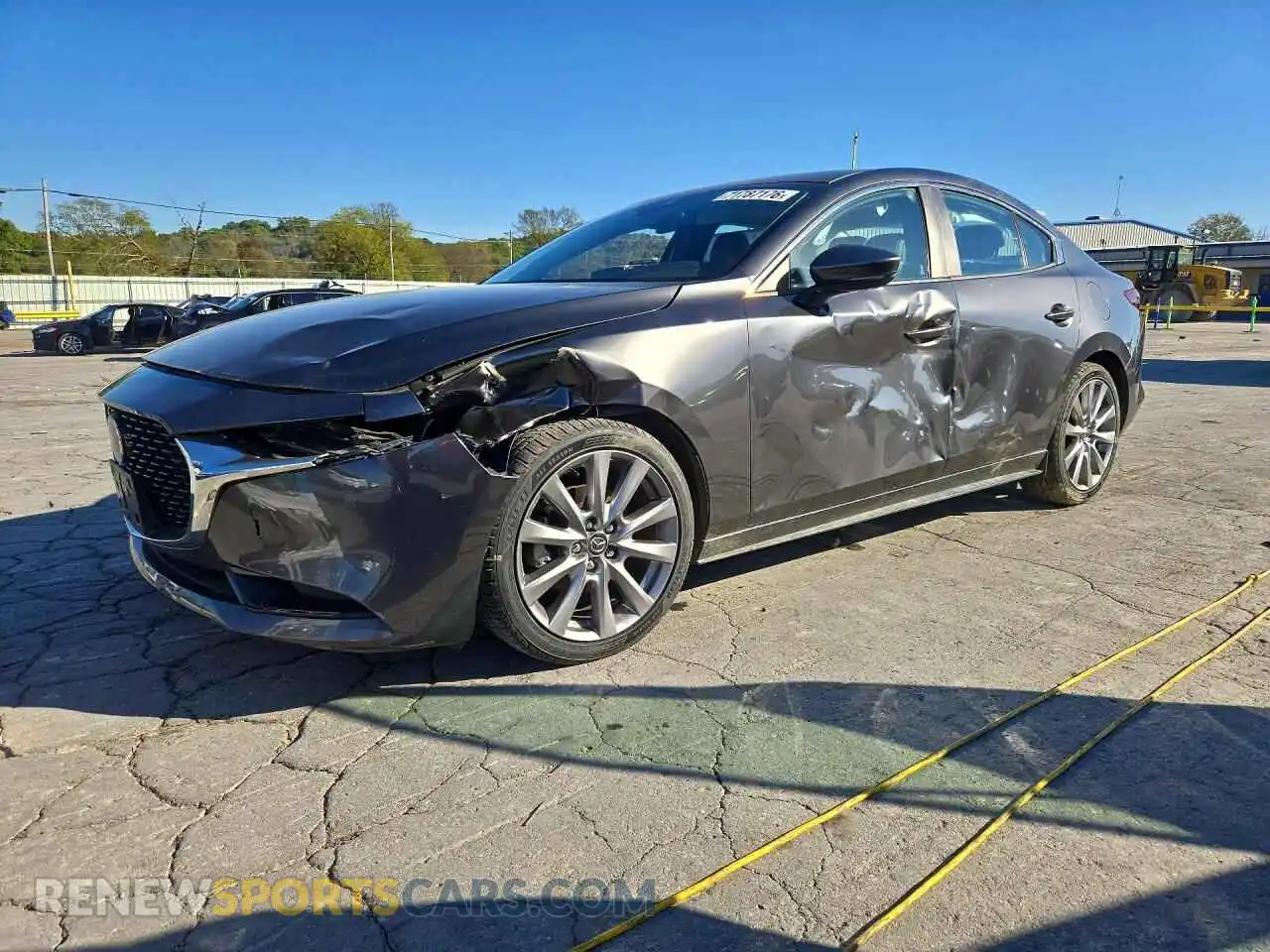 1 Photograph of a damaged car JM1BPBCLXM1330086 MAZDA 3 2021