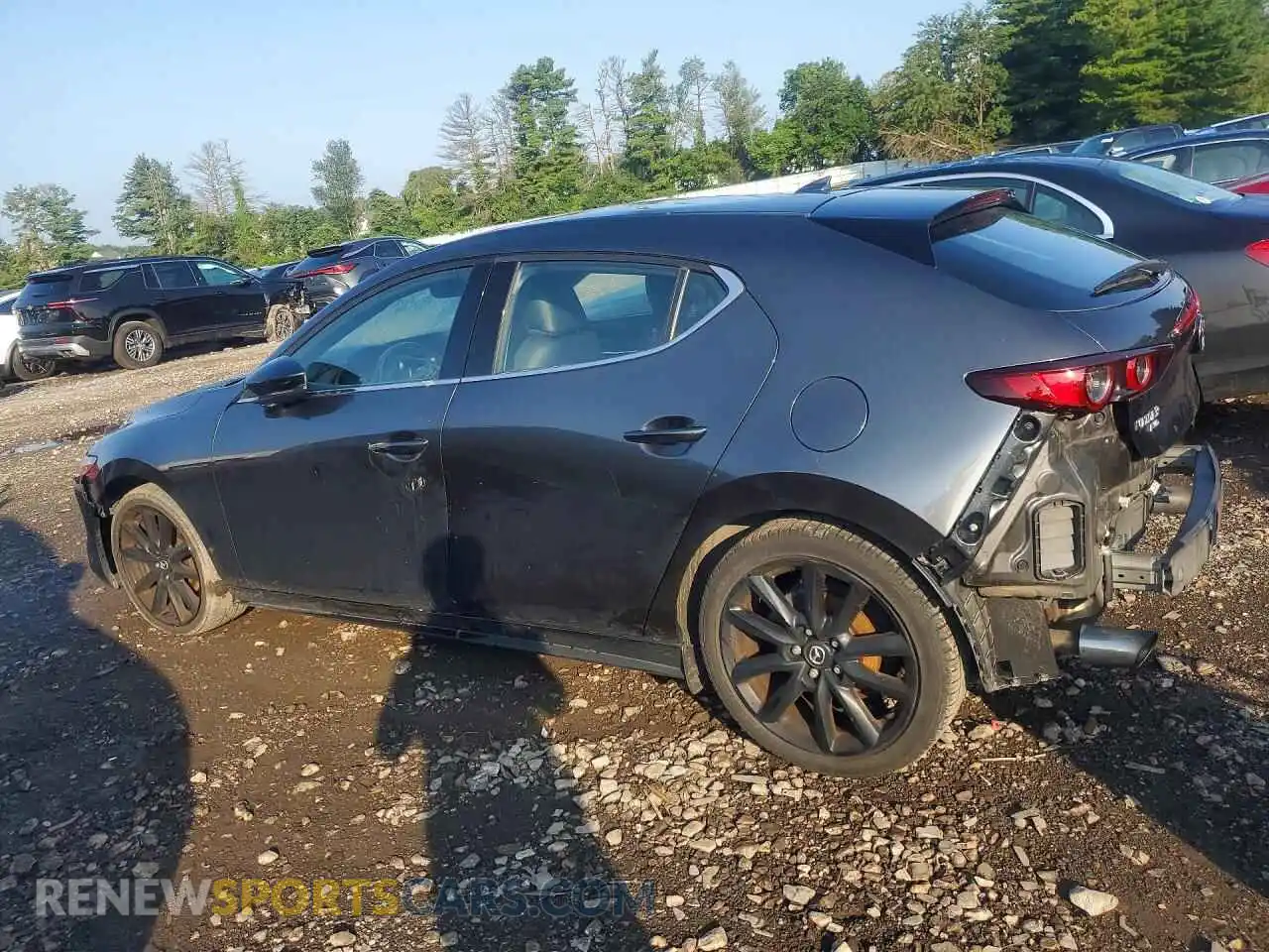 2 fotografías del automóvil dañado JM1BPBJY0M1333528 MAZDA 3 2021
