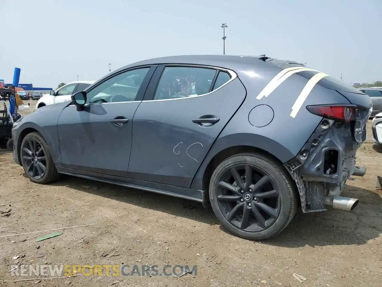 2 Photograph of a damaged car JM1BPBJY2M1311028 MAZDA 3 2021