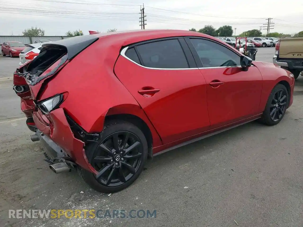 3 Photograph of a damaged car JM1BPBJY9M1324021 MAZDA 3 2021