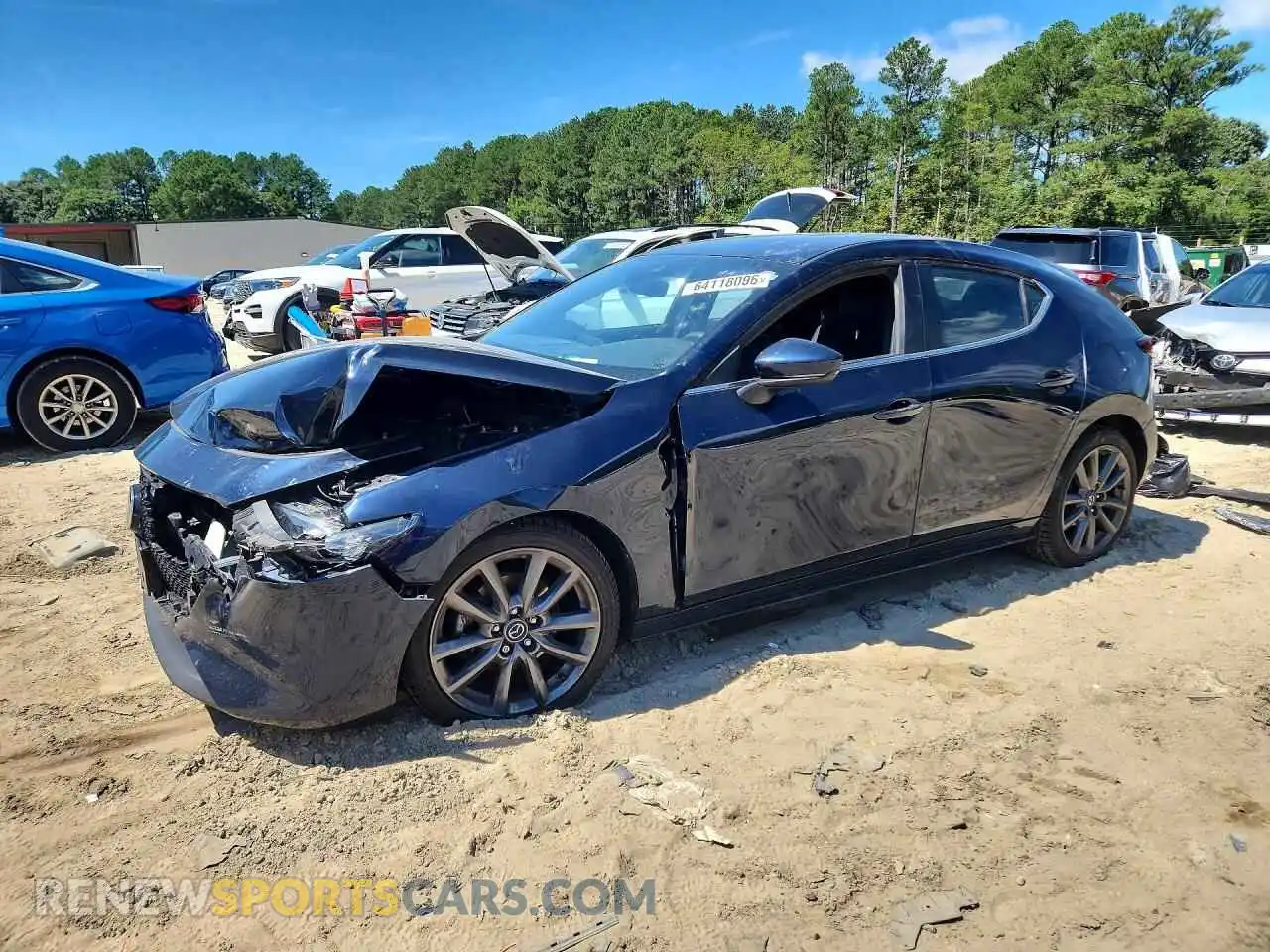 1 fotografías del automóvil dañado JM1BPBKL4M1315763 MAZDA 3 2021
