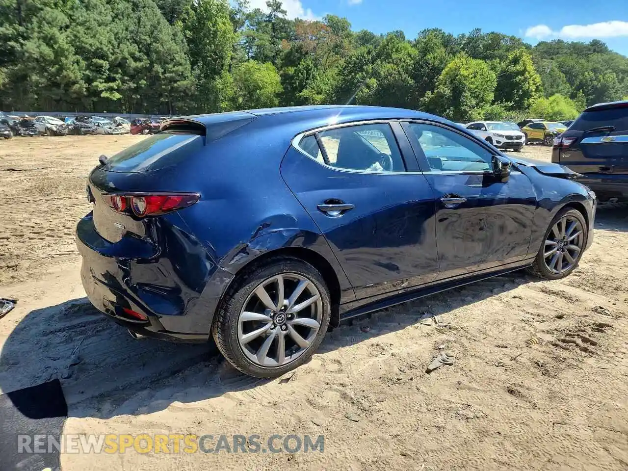 3 fotografías del automóvil dañado JM1BPBKL4M1315763 MAZDA 3 2021