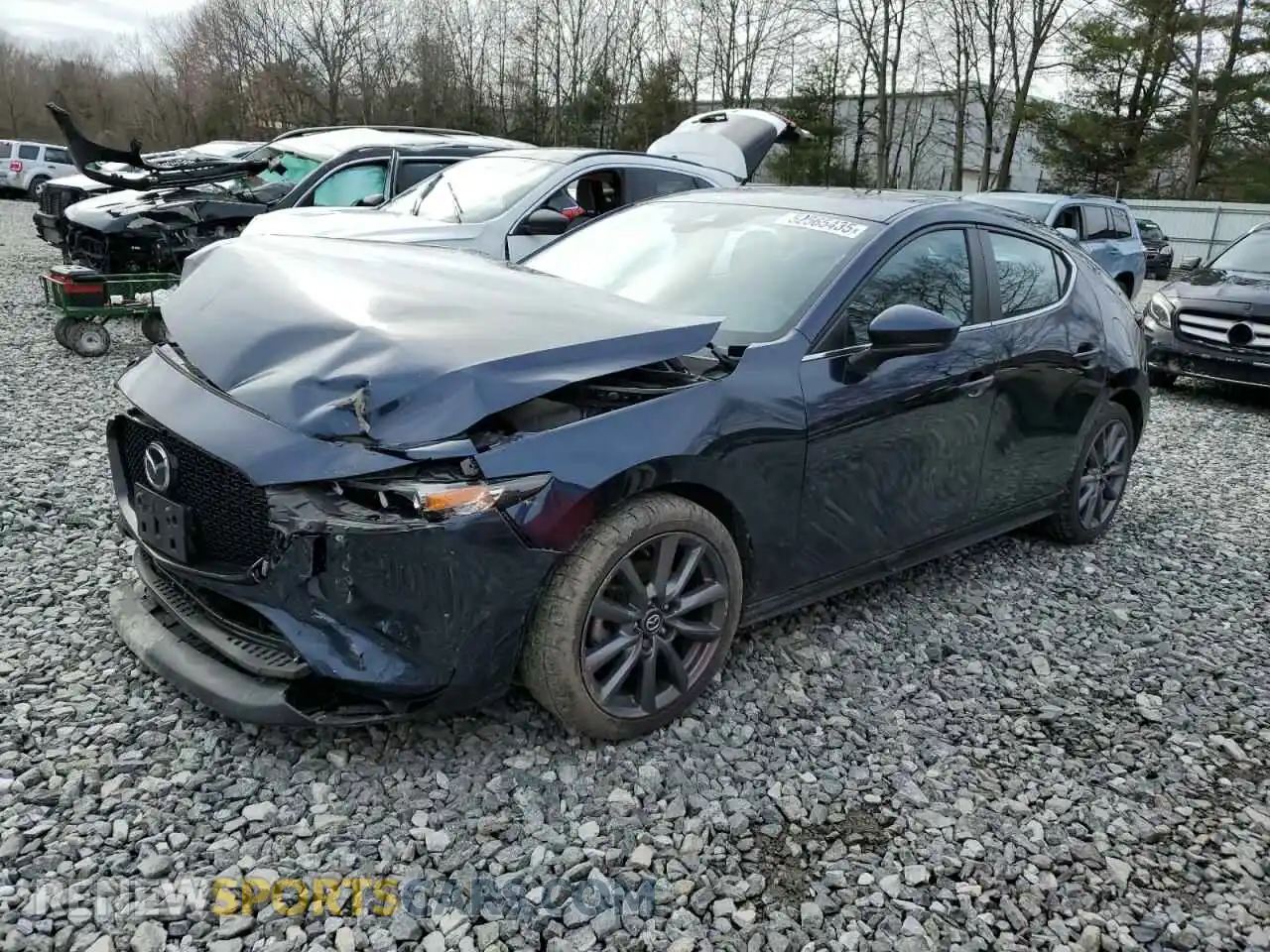1 Photograph of a damaged car JM1BPBKL4M1403678 MAZDA 3 2021