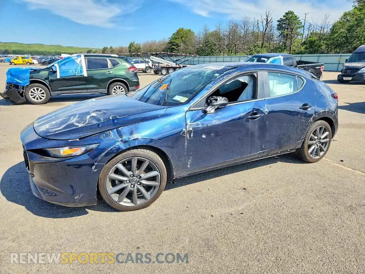 1 fotografías del automóvil dañado JM1BPBLL3M1404206 MAZDA 3 2021