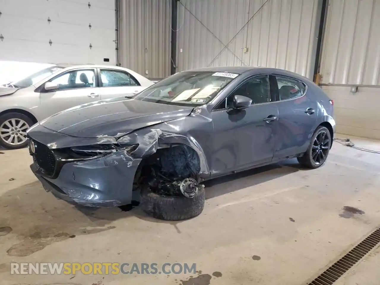 1 Photograph of a damaged car JM1BPBML2M1401554 MAZDA 3 2021