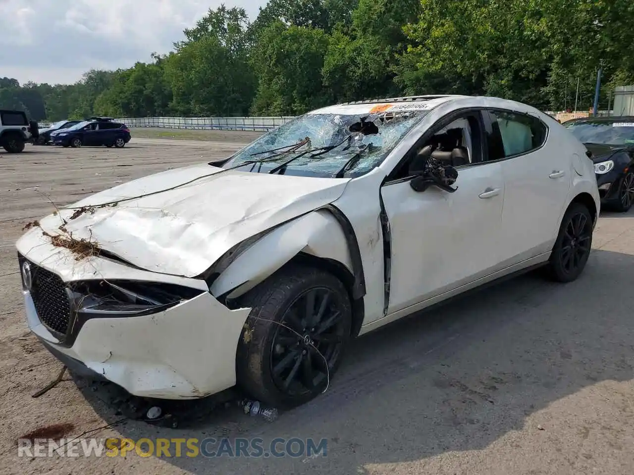 1 Photograph of a damaged car JM1BPBML9M1343121 MAZDA 3 2021