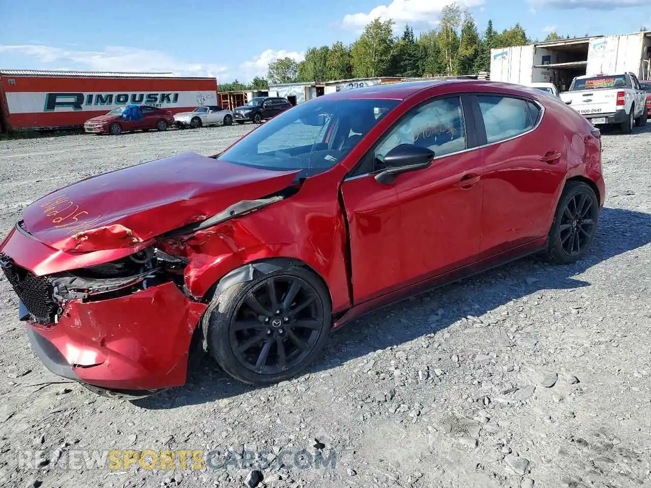 1 fotografías del automóvil dañado JM1BPBMY2M1345028 MAZDA 3 2021