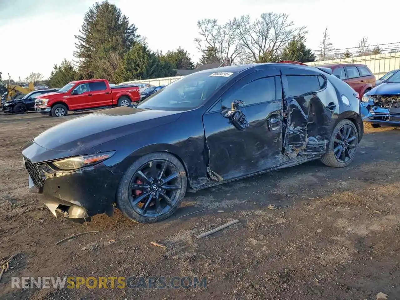 1 Photograph of a damaged car JM1BPBNY2M1348347 MAZDA 3 2021
