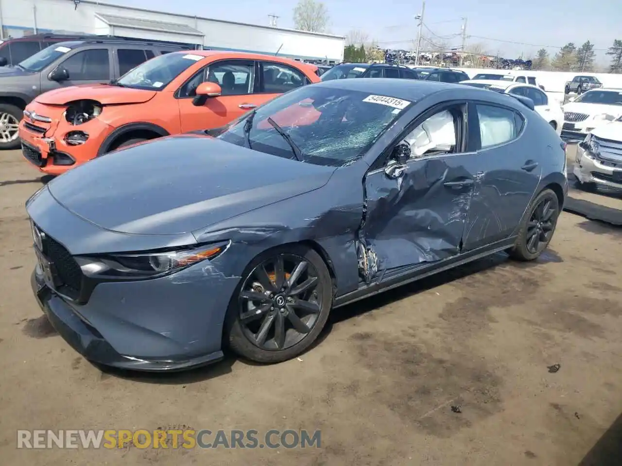 1 Photograph of a damaged car JM1BPBNY7M1311309 MAZDA 3 2021
