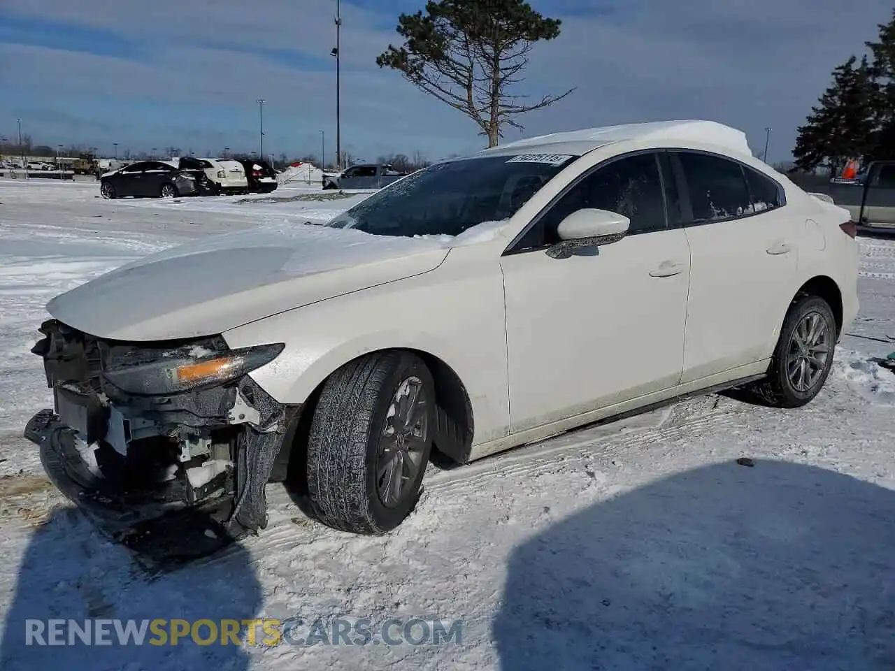 1 Photograph of a damaged car 3MZBPAAL3NM301379 MAZDA 3 2022