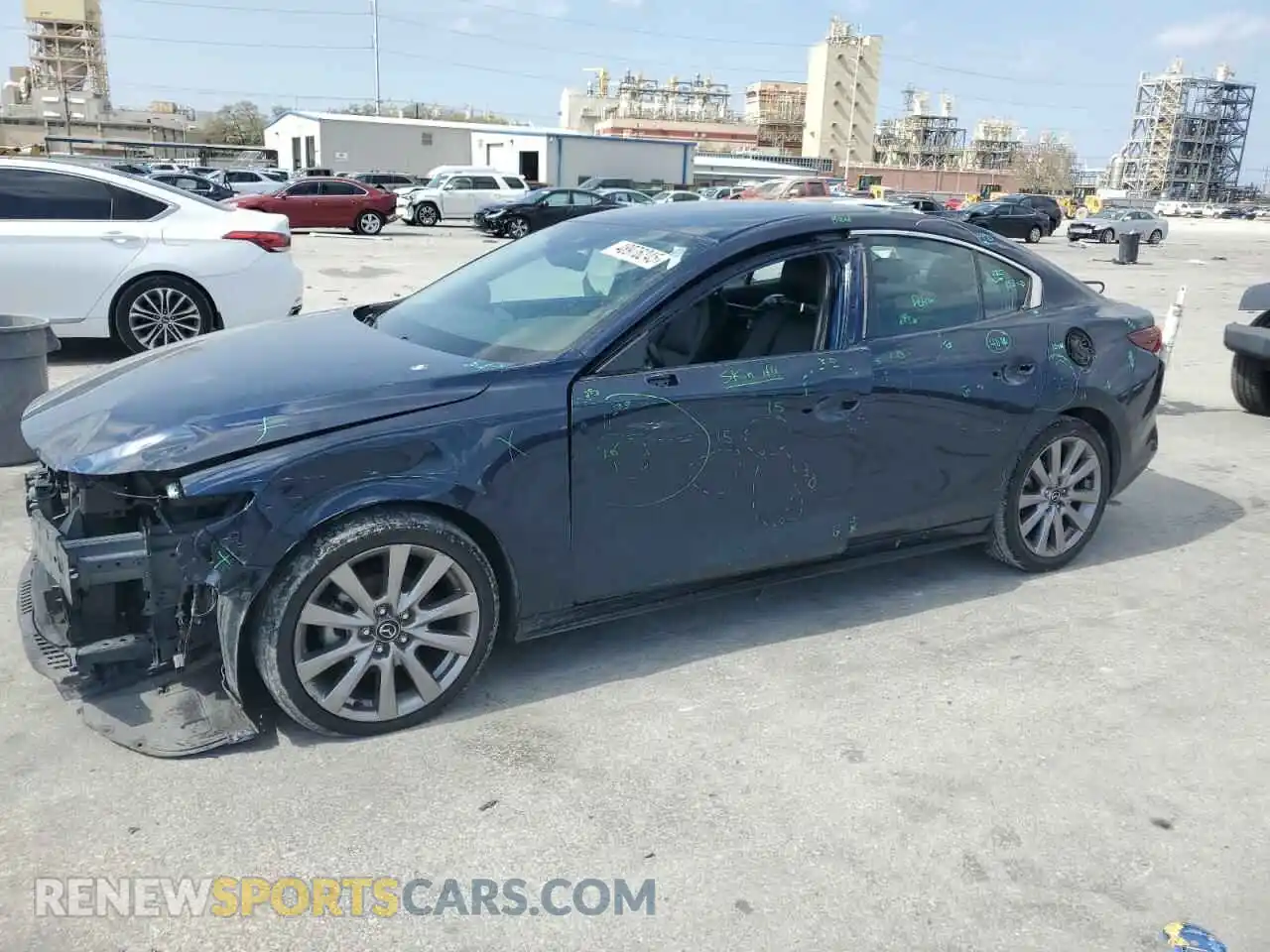 1 Photograph of a damaged car 3MZBPABL1NM300262 MAZDA 3 2022