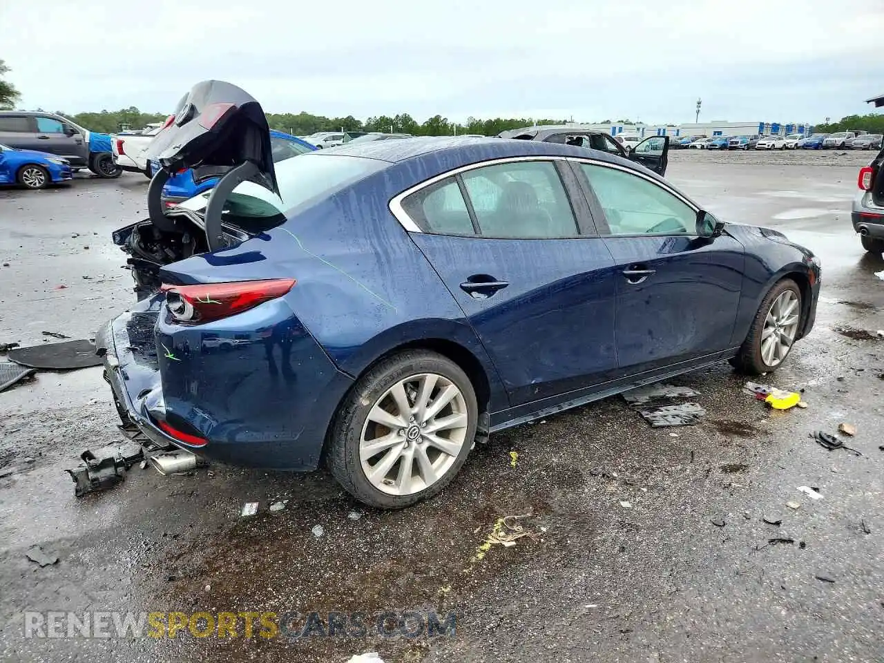 3 fotografías del automóvil dañado 3MZBPABL6NM315159 MAZDA 3 2022