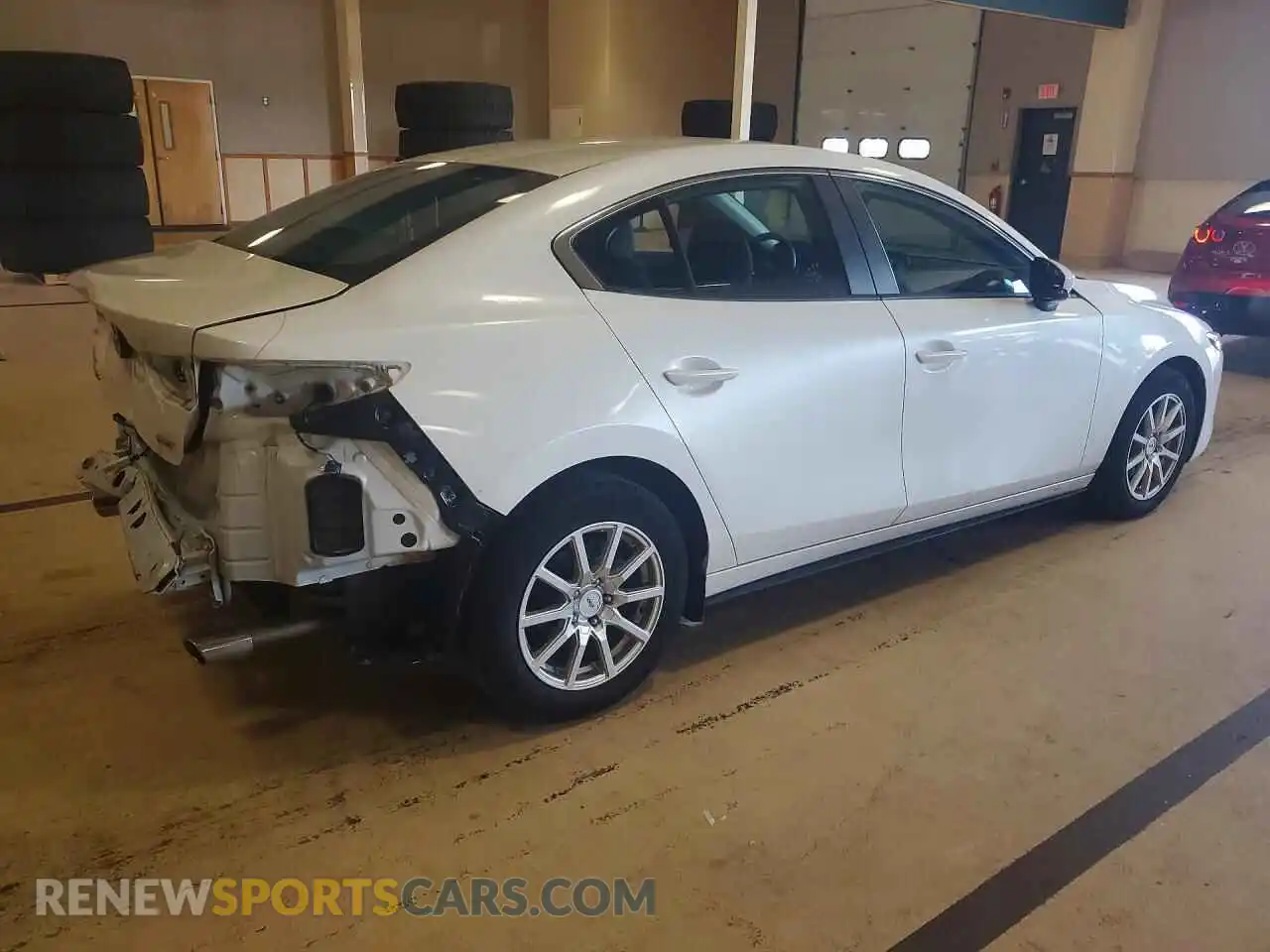 3 fotografías del automóvil dañado 3MZBPABL7NM309497 MAZDA 3 2022