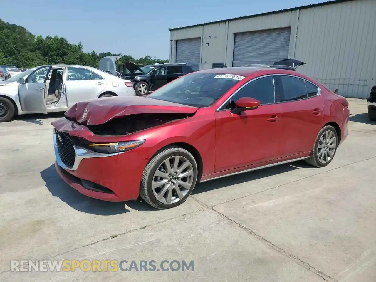 1 Photograph of a damaged car 3MZBPADL5NM311326 MAZDA 3 2022