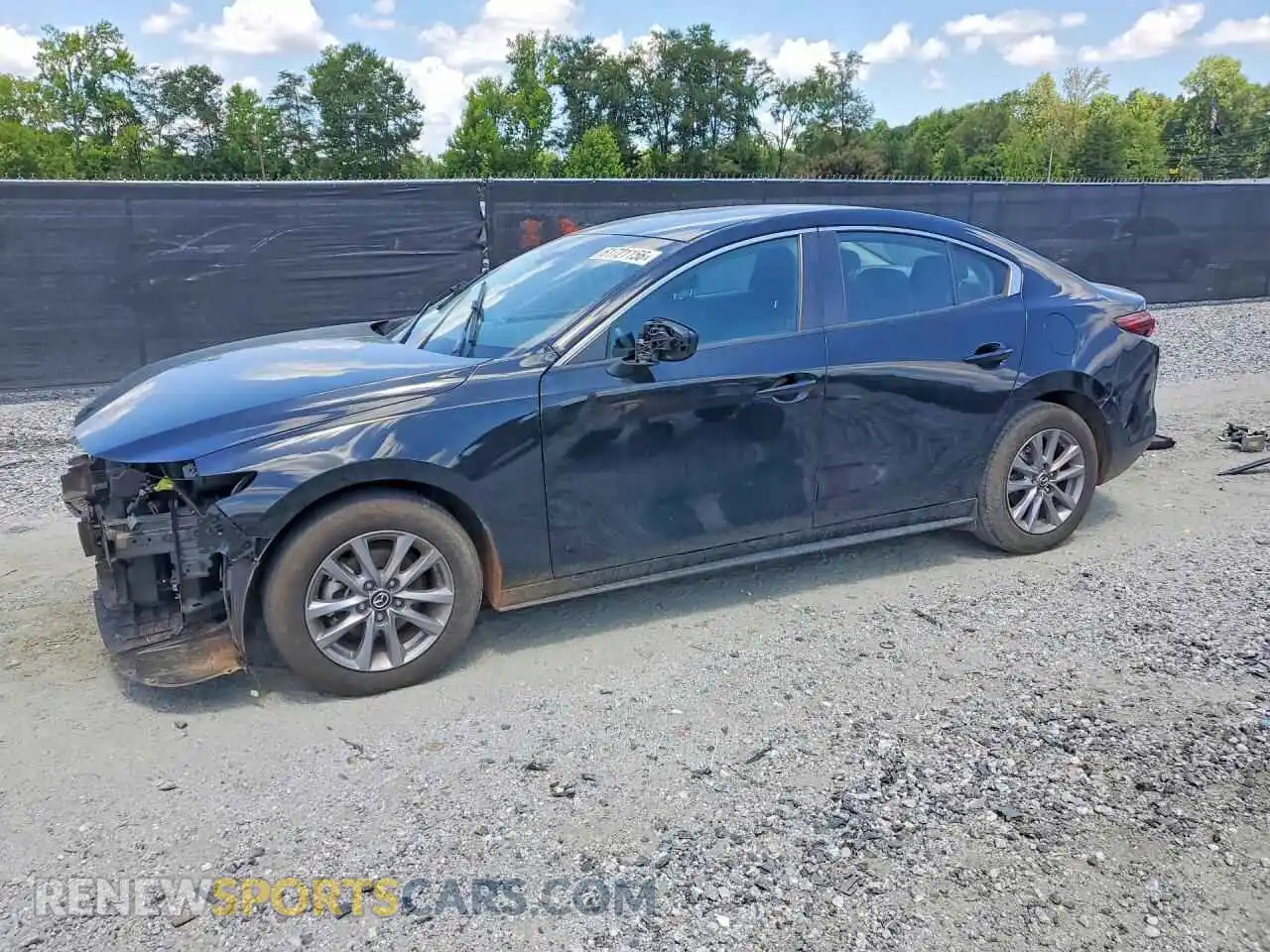 1 Photograph of a damaged car JM1BPAA77N1508134 MAZDA 3 2022