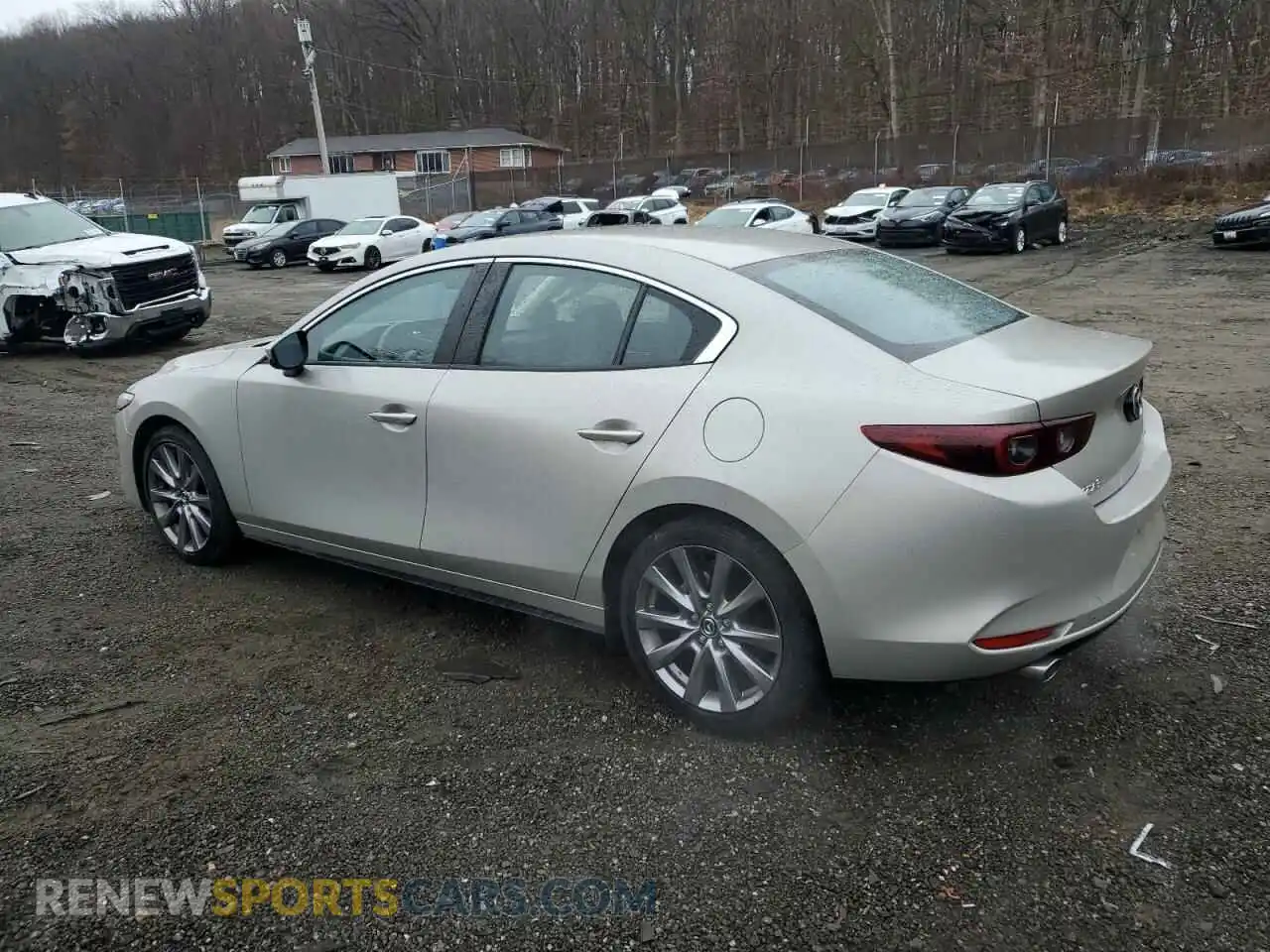 2 fotografías del automóvil dañado JM1BPABL5N1508385 MAZDA 3 2022